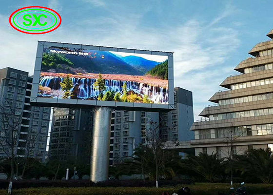 Guter Preis Farbenreiche LED Helligkeit P8 Bildschirm-5500cd/m2 im Freien für die Werbung Online