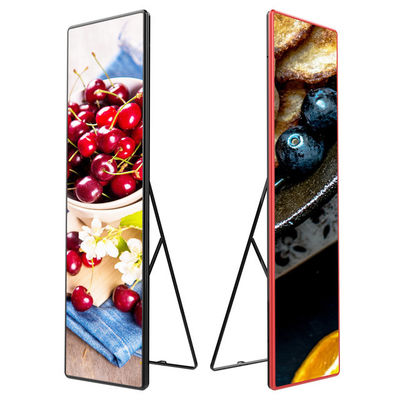 Guter Preis Innenraum Vollfarbe P2.5 hohe Breite 2500cd/m2 Boden stehende LED-Posterbildschirme Online