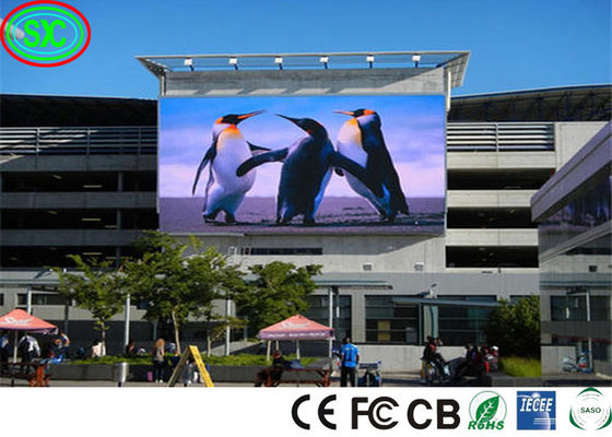 Outdoor-P6 SMD2727 1R1G1B 7000cd/m2 Vollfarbige LED-Panels für den Außenbereich Vollfarb-LED-Display