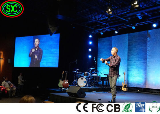 IP34 Bühnenkonzert Backstage P3.9 Led Video-Panel Wand Weiten Blickwinkel Bühnenbildschirm