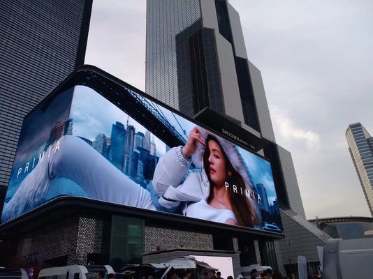 Guter Preis Wasserdicht P10 Outdoor Vollfarbwerbung Led Video Display 5000cd / m2 Helligkeit Online
