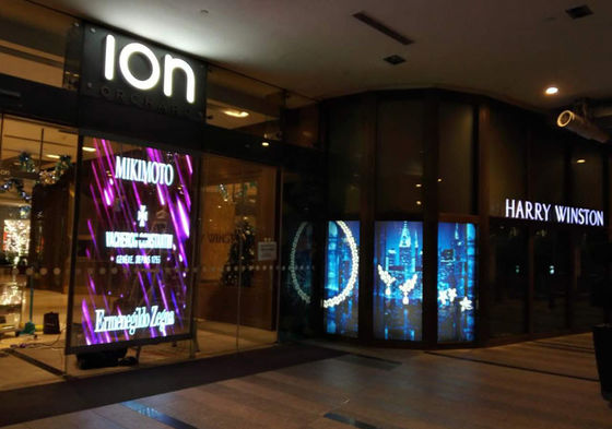 Guter Preis Flexible P10.42 5500cd/Sqm transparente LED-Anzeige im Freien Online