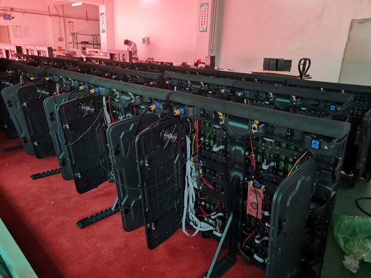 Stadions-Umkreis LED des Fußball-5500cd/sqm P10 zeigen 960*960mm an