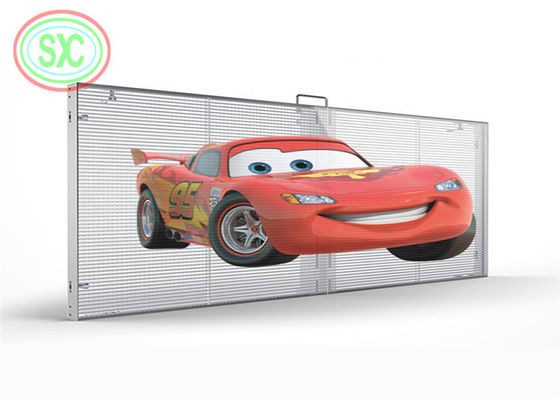 Gehäuse Material Aluminium Transparent LED-Display mit durchschnittlich 1000 Stunden ohne Ausfall