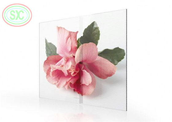 Guter Preis Indoor Commercial Glass Mesh Transparent LED-Bildschirm P3.91-7.82 Vollfarbe Online
