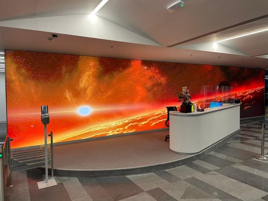 Geführter Innenschaukasten der hohen Auflösung P5 farbenreicher RGB 3 IN 1,1500 Helligkeit, 640x640mm Kabinett, Novastar-System