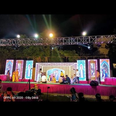 Vollfarbige Bühne LED-Guss Aluminiumbildschirm Bühne Hintergrund 27777 Punkte/Quadratmeter