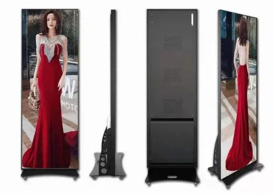 Anpassbares LED-Poster-Display mit Aluminium-Panel und 192*96 Modul Auflösung 680x2000mm