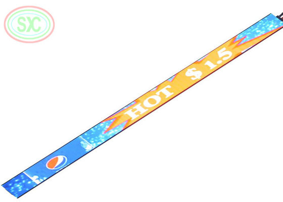 Feinraster Vollfarb P1.875 LED-Regalbildschirm 900x60mm 800cd/qm Indoor-Anzeige