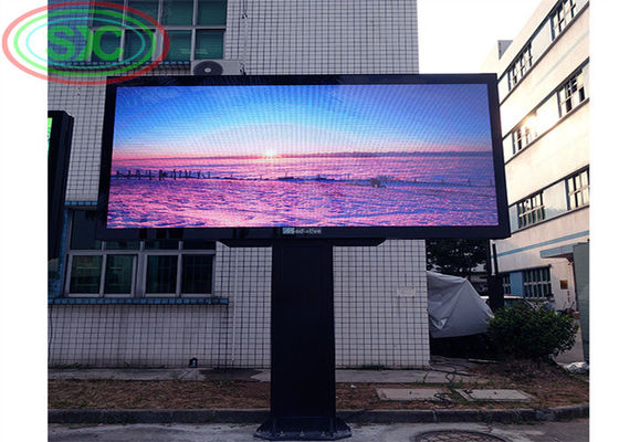 Guter Preis Wasserdichte Anschlagtafel P10 LED im Freien mit einfachem Eisenstahlschrank für Festeinbau Online