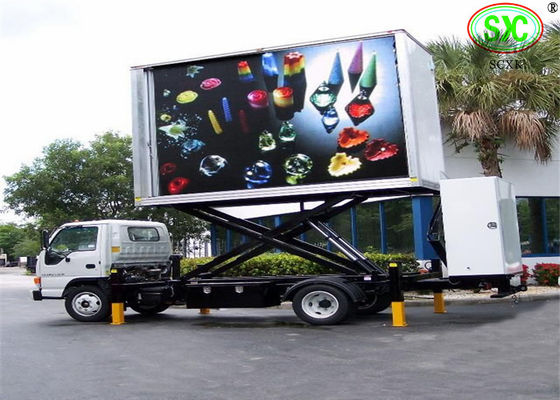Guter Preis P10 IP65 Wasserdichtes LED-Display für den Außenbereich, LKW-Montage, 10 mm Pixelabstand Online