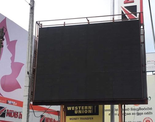Führte offene farbenreiche geführte Bildschirmanzeige des Kabinetts p10 wasserdichten hinteren Services P10 ip65 im Freien Platte 320* 160mm für adverti