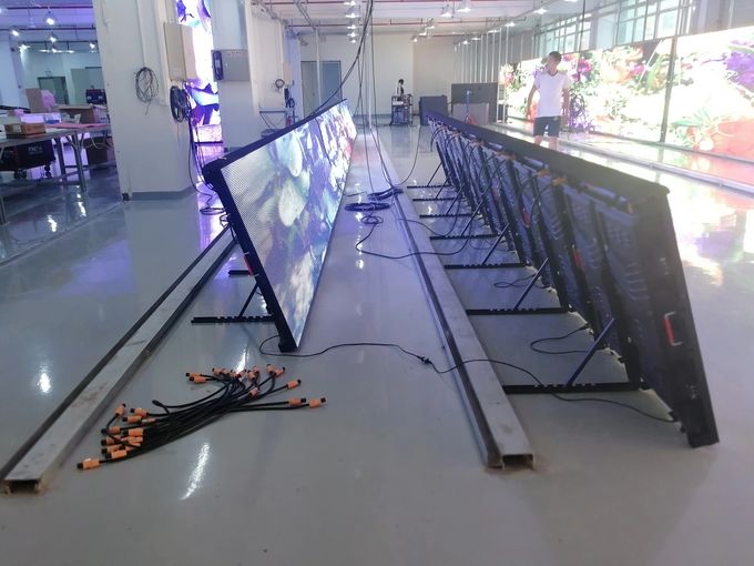 Anzeigensportwerbung des LED-Anschlagtafel-Fußball-Stadions führte digitale P8 geführte im Freien geführten Schirm 4 des Zeichenbrettes Umkreis