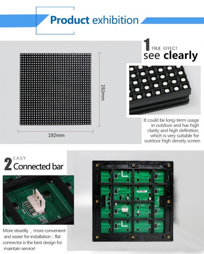 SMD P6 Au&szlig;enwerbe-LED-Displayboard Festanlage 4