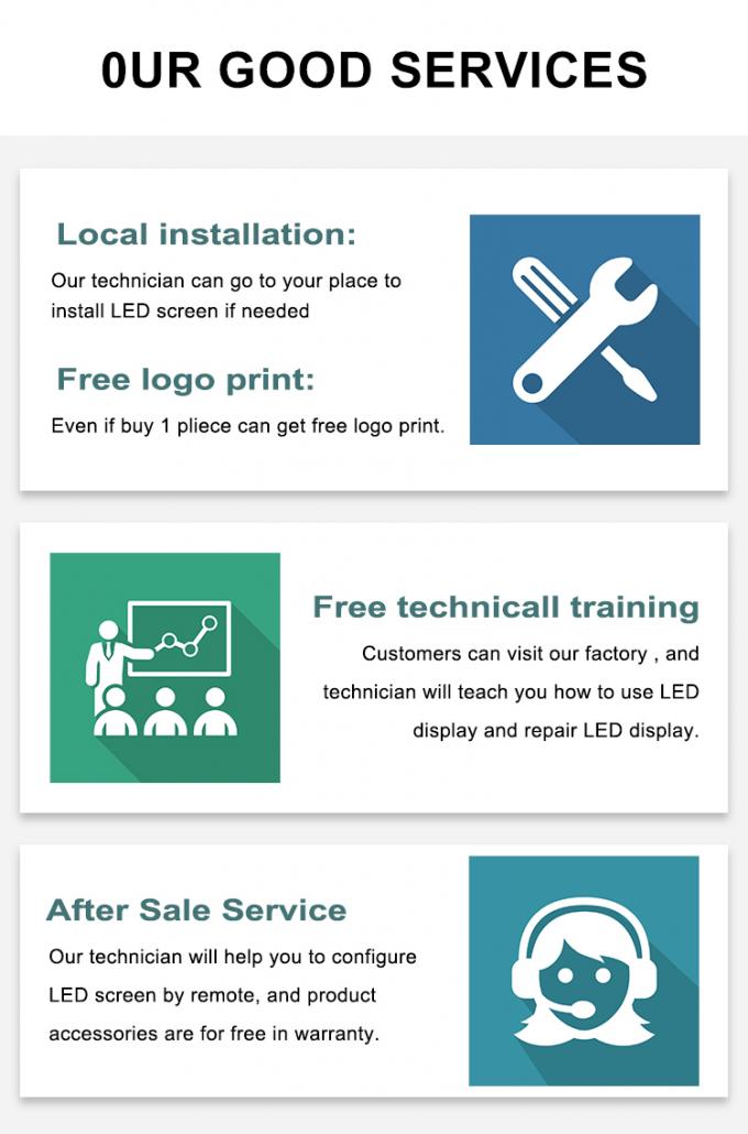 Anpassbares Logo Innenraum Vollfarb-LED-Display mit schneller Lieferung und Leistung 9