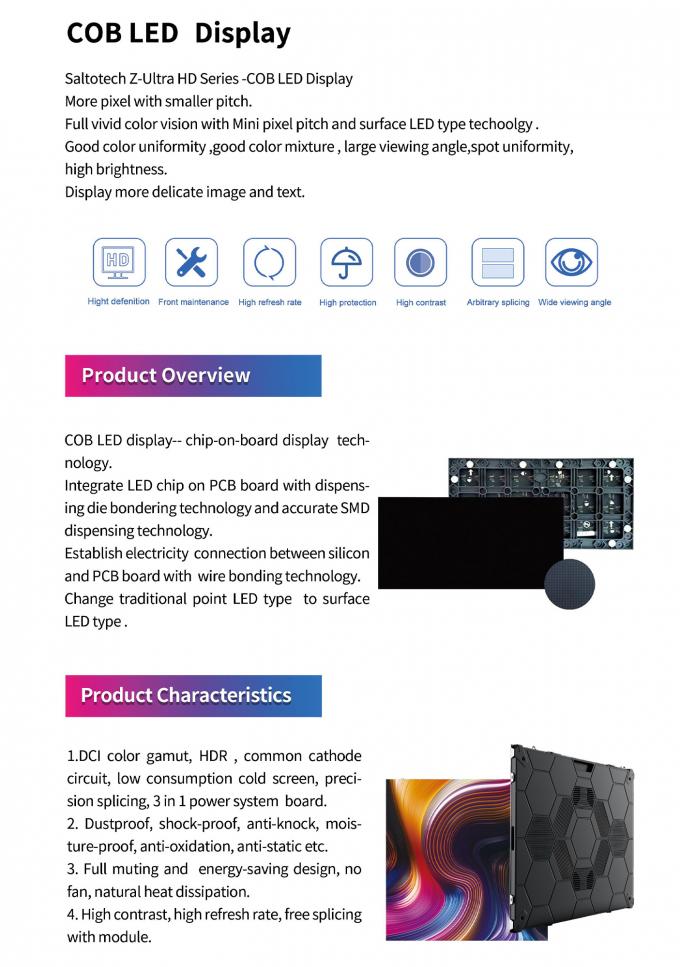 Nova Star Steuerungssystem 600*337,5mm Druckguss Aluminium-LED-Bildschirm mit kleinem Abstand f&uuml;r Werbung P0.9 P1.25 P1.56 16 9 1