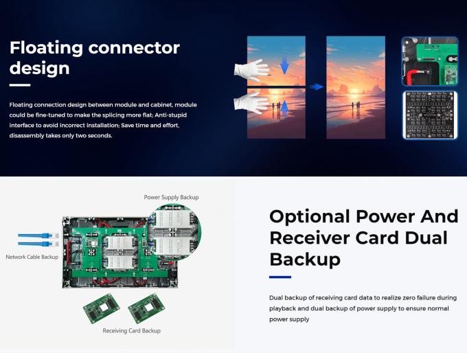 Nova Star Steuerungssystem 600*337,5mm Druckguss Aluminium-LED-Bildschirm mit kleinem Abstand f&uuml;r Werbung P0.9 P1.25 P1.56 16 9 6